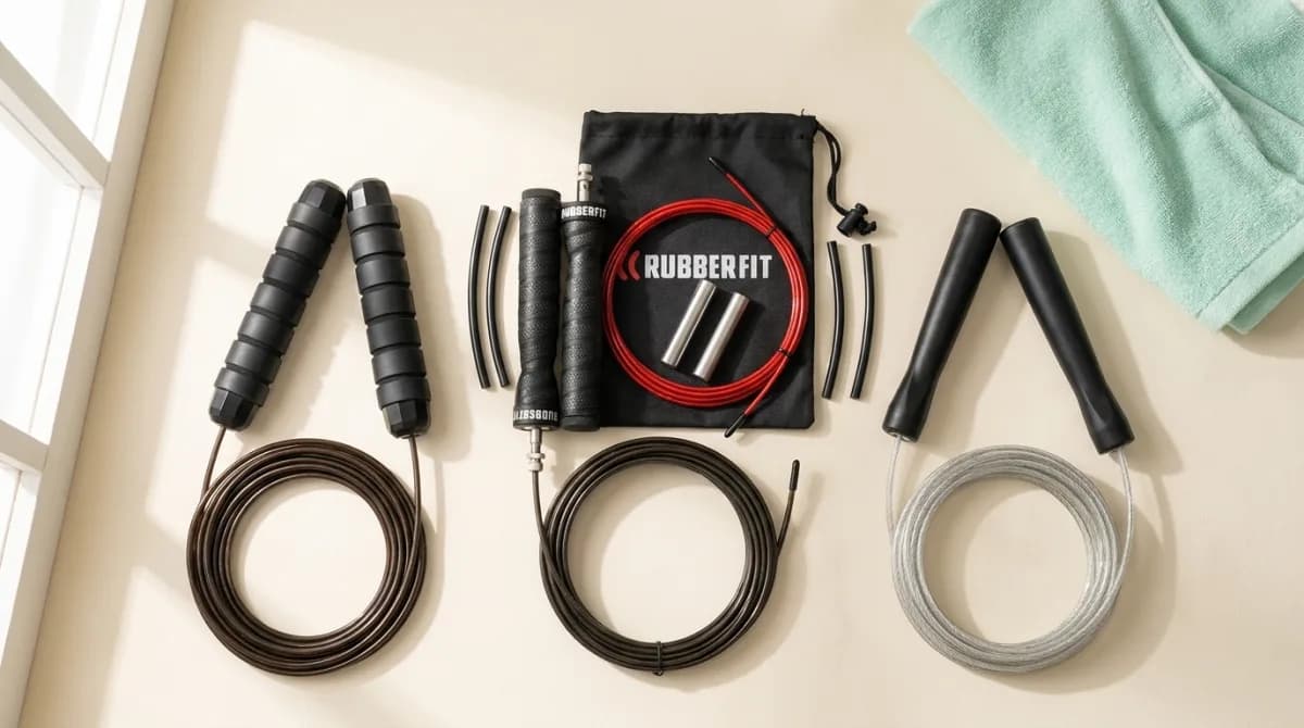 Cordas de pular speed rope para treino de crossfit e cardio em casa
