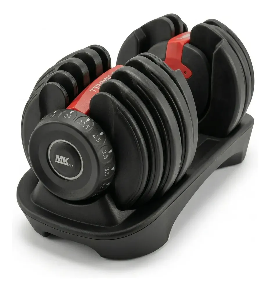 Halter Ajustável MKFIT 24 kg com Base