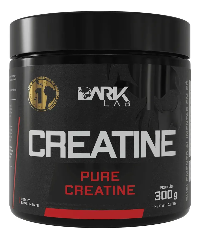 Creatina Dark Lab Pura em Pó 300g Sem Sabor
