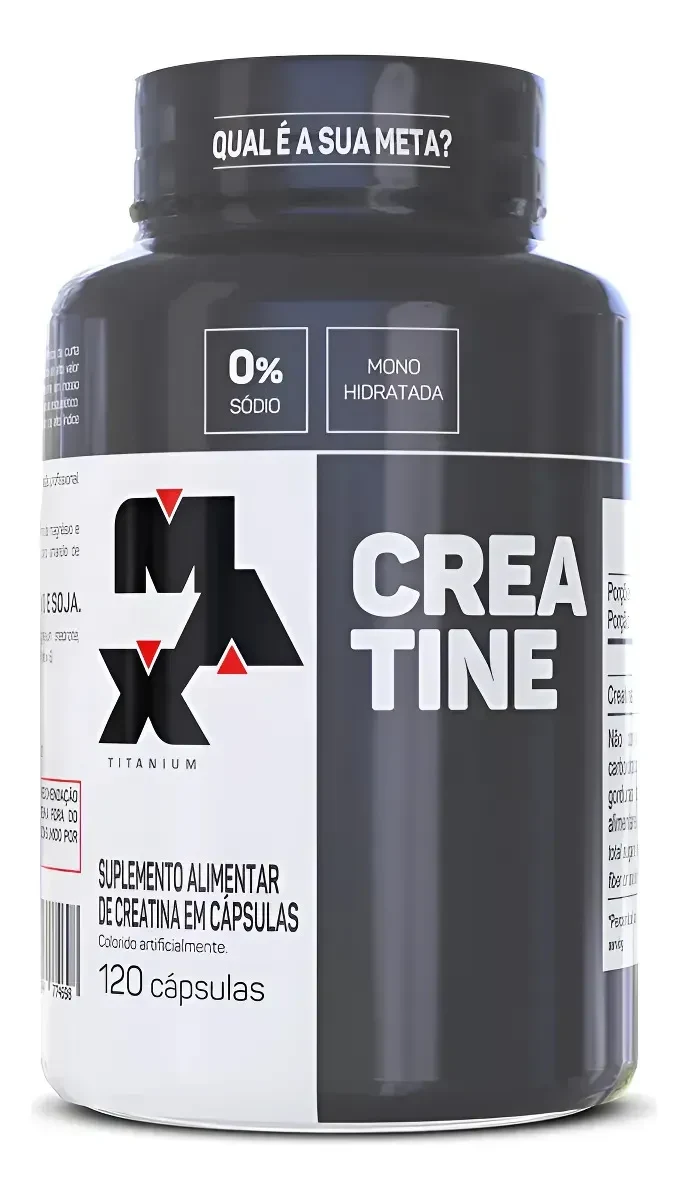 Creatina Max Titanium 120 Cápsulas