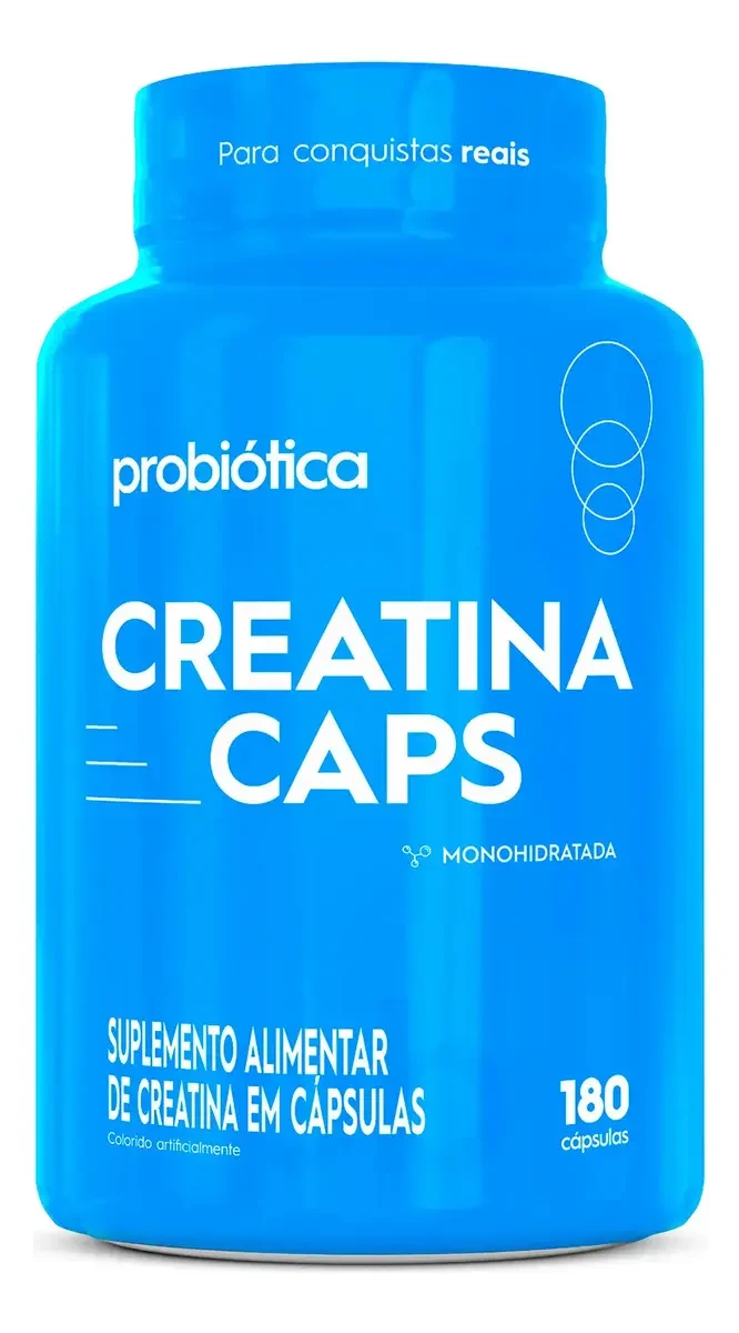 Creatina Caps Probiótica 180 Cápsulas