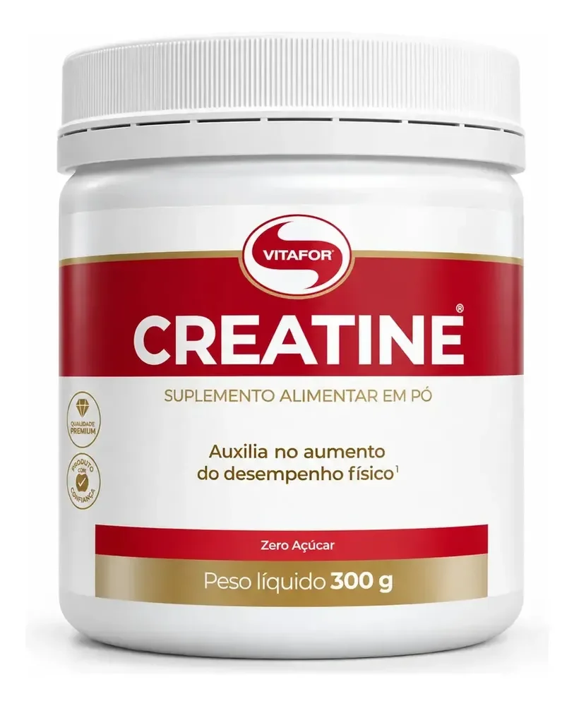 Creatina Vitafor Creatine Monohidratada 300 g Sem Sabor