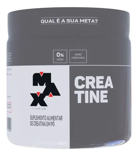 Creatina Max Titanium 150g (sem sabor) — review e melhor preço | gymcerto