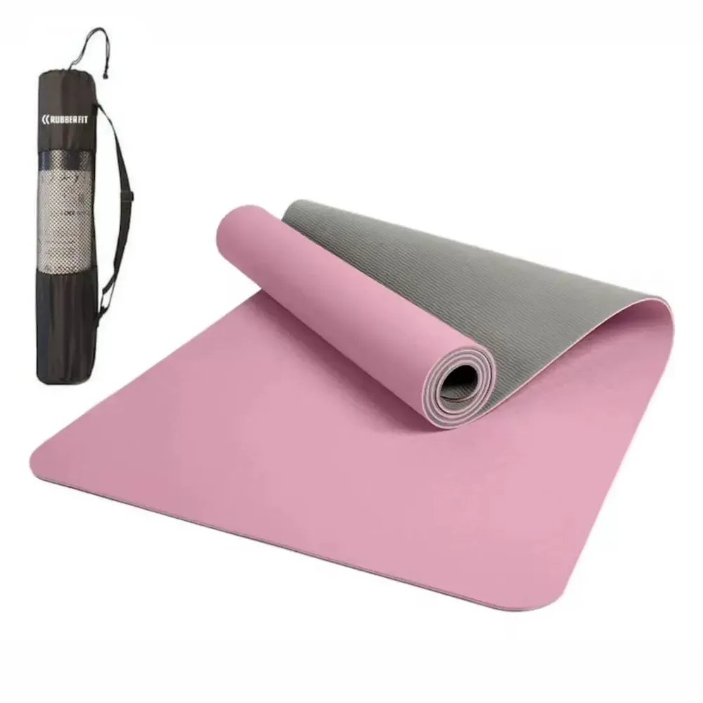 Tapete de Yoga Rubber Fit TPE Biodegradável 6mm 183x61cm