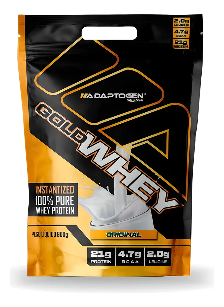 Gold Whey Refil 900g Sabor Original – Adaptogen