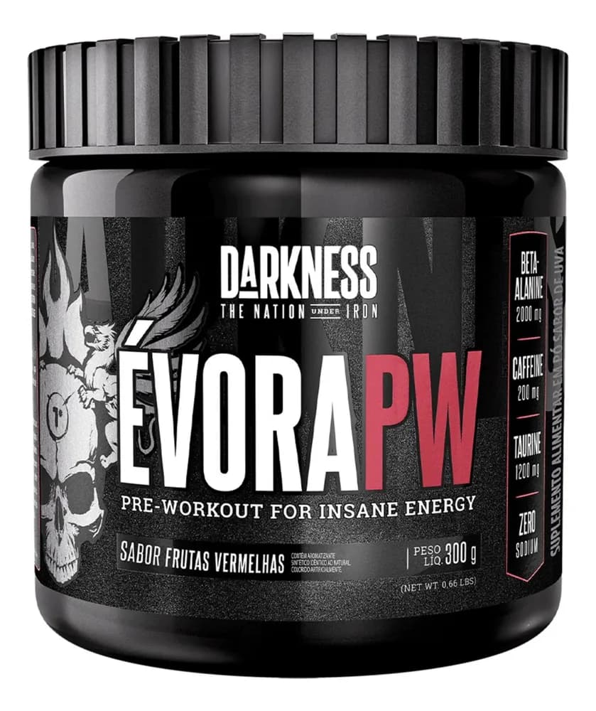 Pré-Treino Évora Darkness 300g Frutas Vermelhas