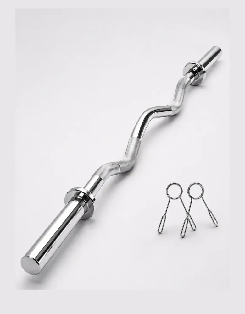 Barra W Maciça Boltin 1,20 m Cromada 28 mm com Presilhas