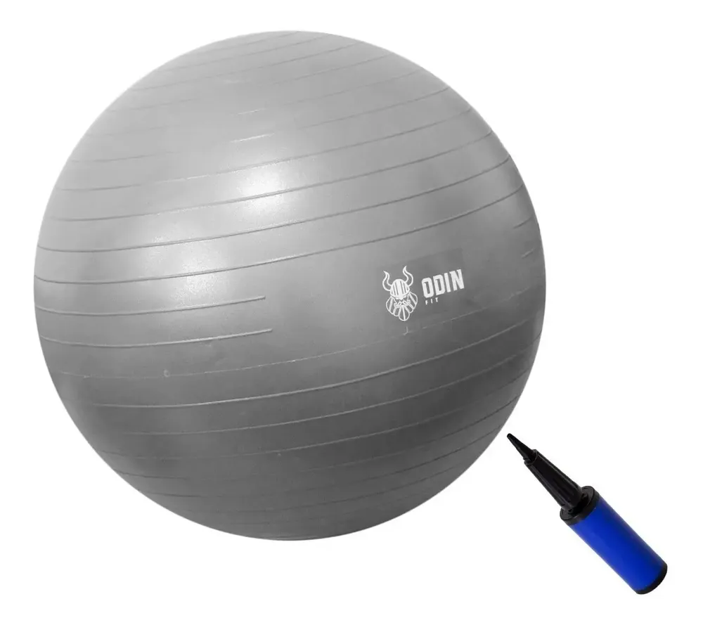 Bola Suíça Odin Fit Gym Ball 55 cm com Bomba (Antiestouro)
