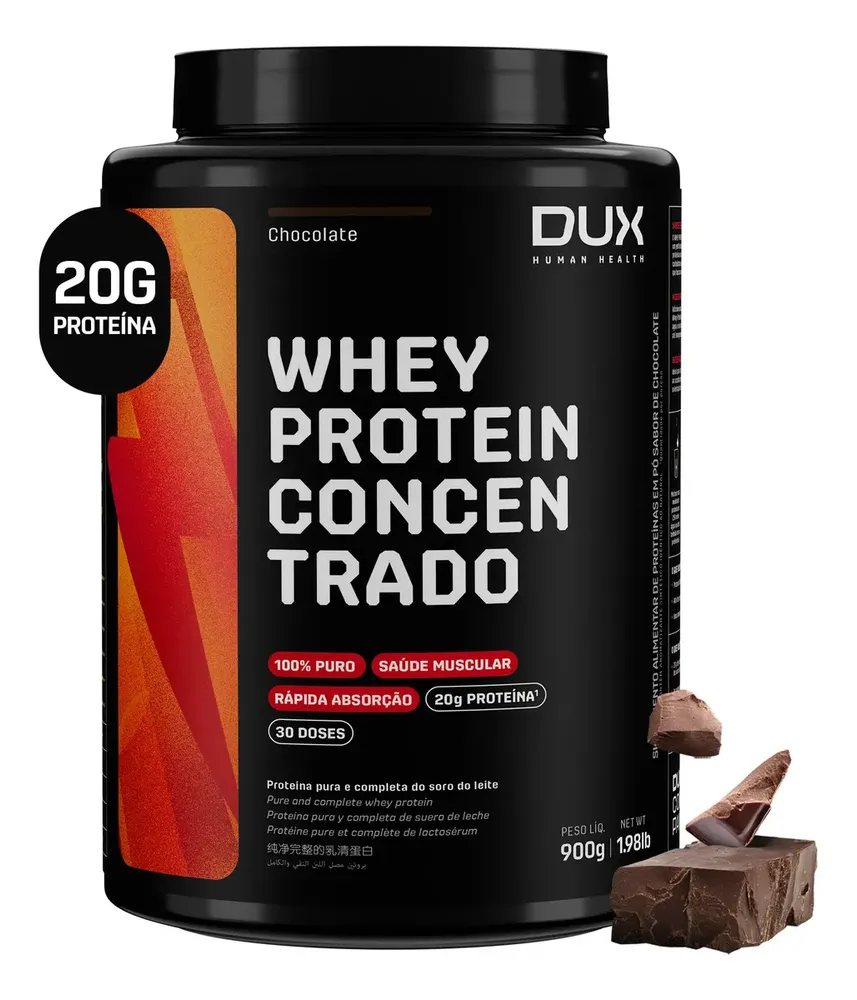 Whey Protein Concentrado Dux Nutrition 900g