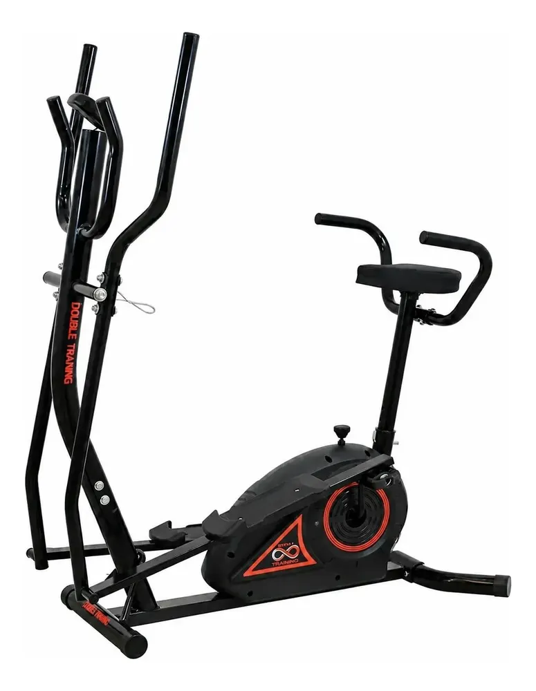 Elíptico + Bicicleta Poli Sports Double Training 2×1 Magnético
