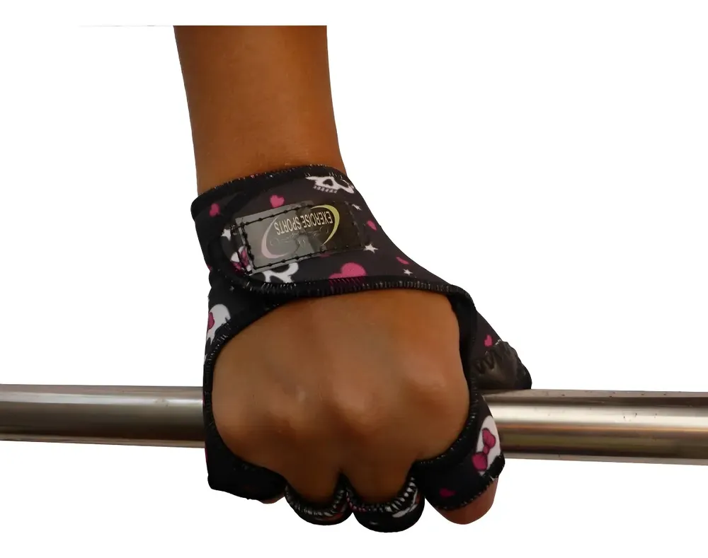 Exercise Sports Luva de Academia Feminina com Polegar