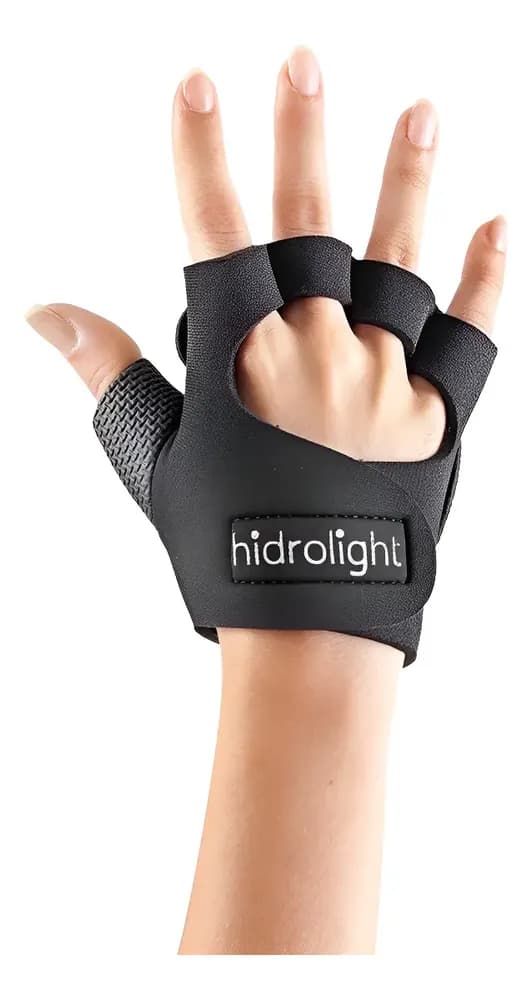 Hidrolight Luva de Academia Neoprene Ajustável com Velcro