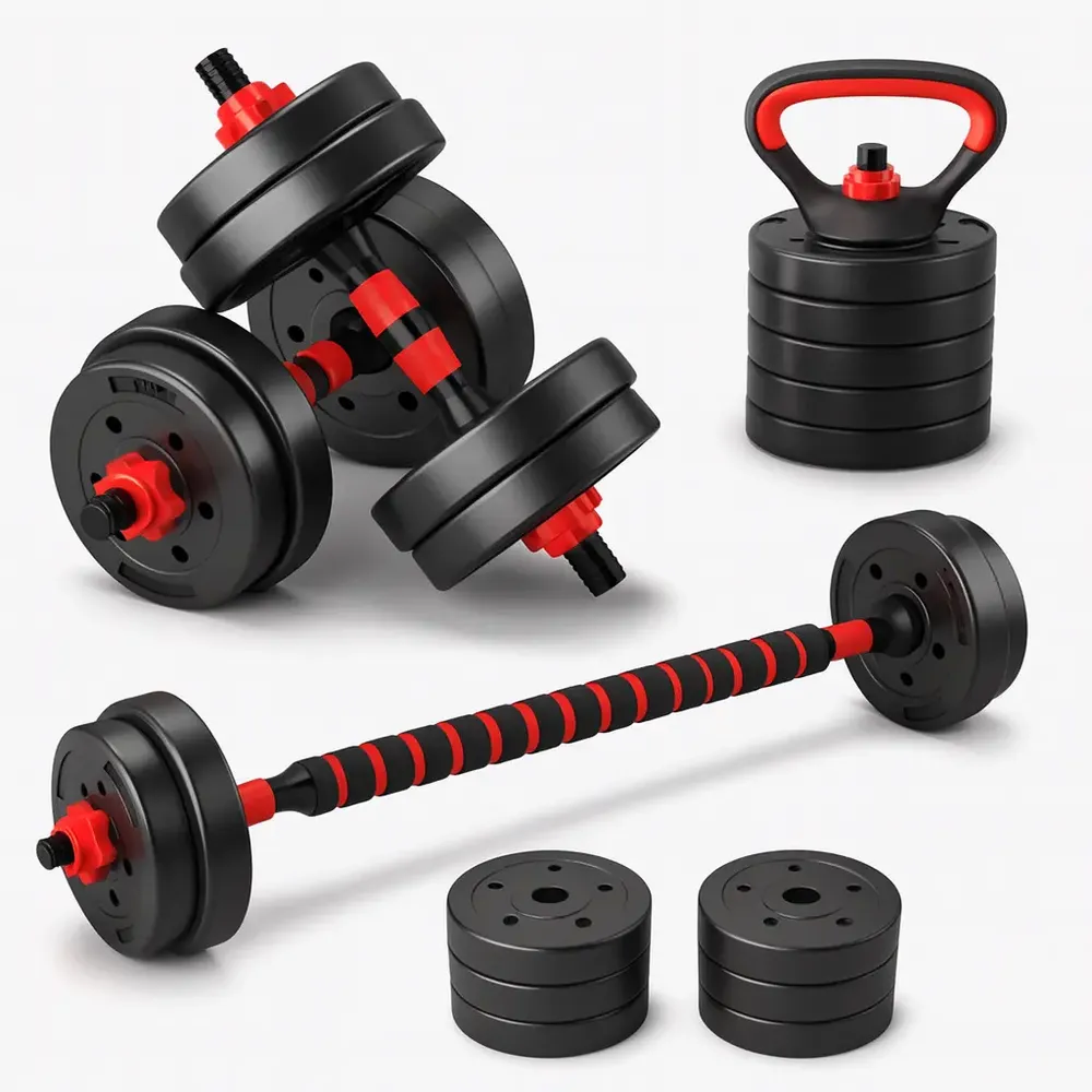 Kit Halteres 6 em 1 Alcateia Fitness até 20kg — review e melhor preço | gymcerto