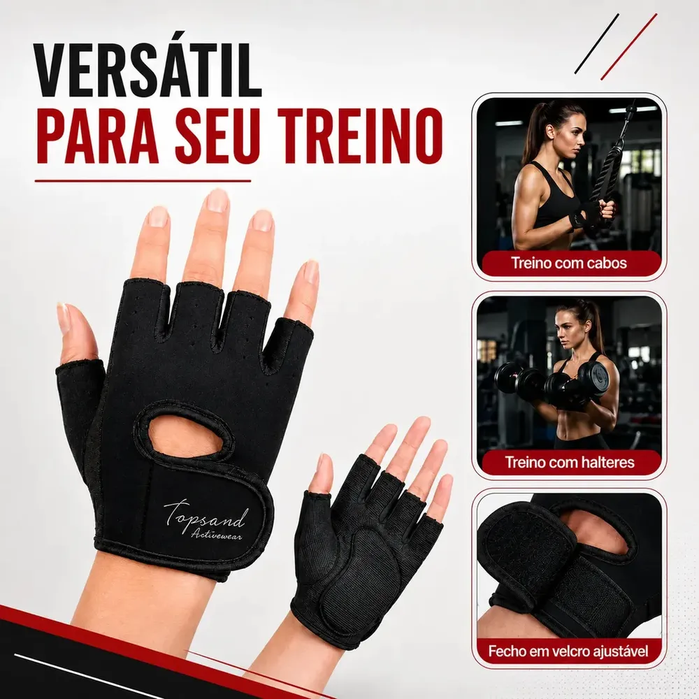 Topsand Luva Protetor Palmar de Neoprene Unissex