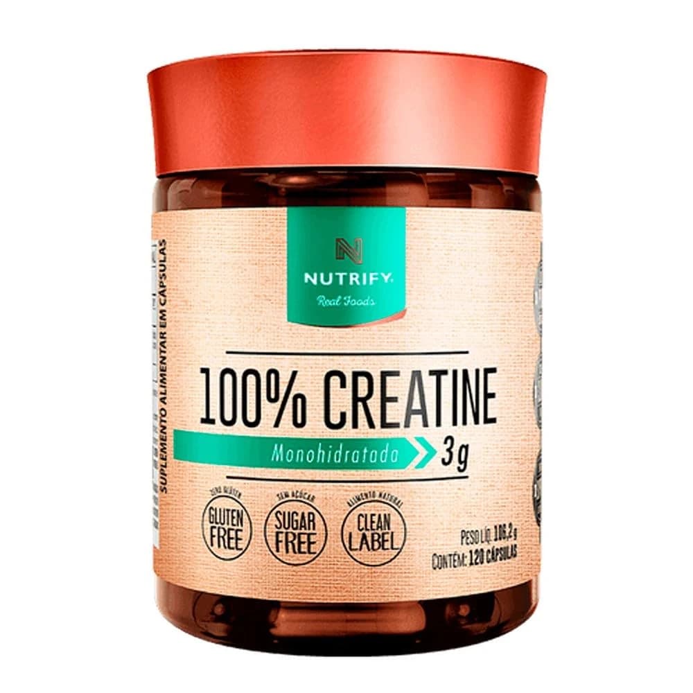 Creatina Nutrify 100% Creatine 120 Cápsulas