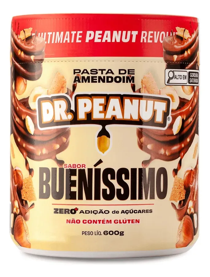 Pasta de Amendoim Dr. Peanut Bueníssimo com Whey 600 g
