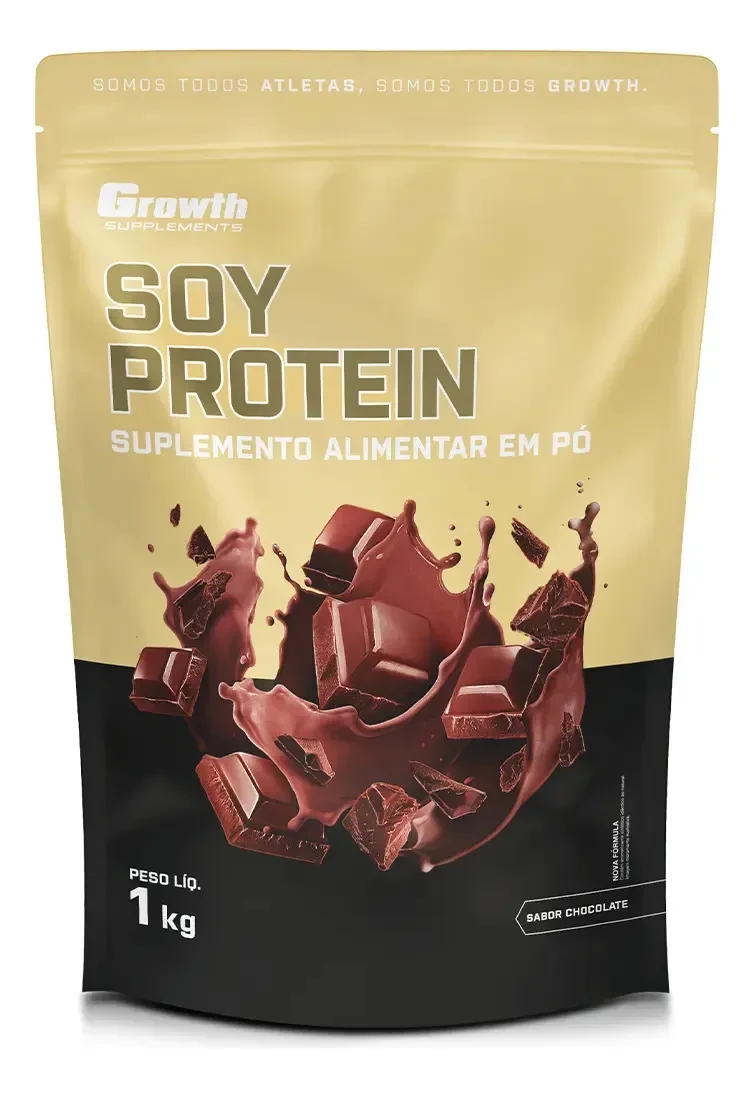 Proteína Isolada de Soja Growth Supplements Chocolate 1kg