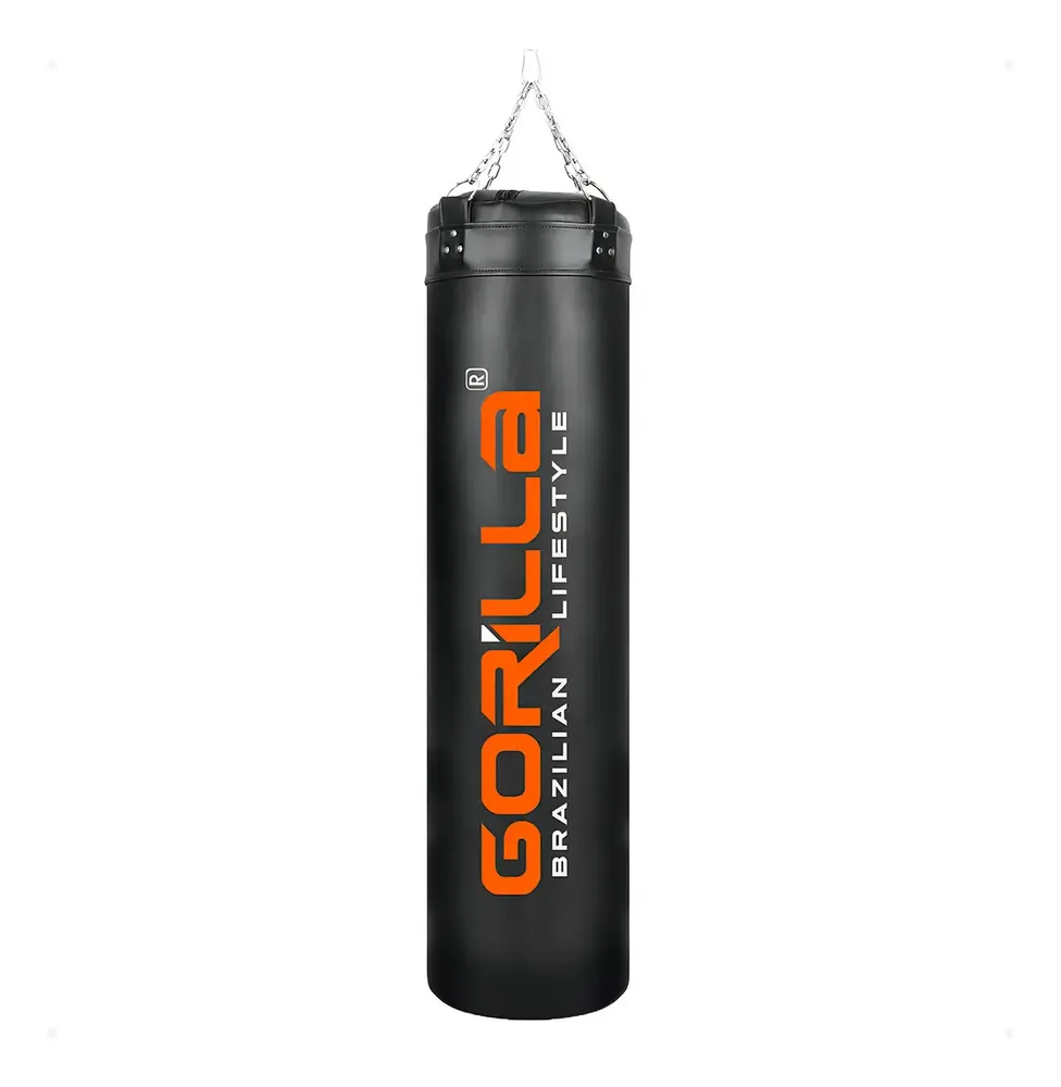 Saco de Pancada Gorilla 160 cm Cheio com Corrente