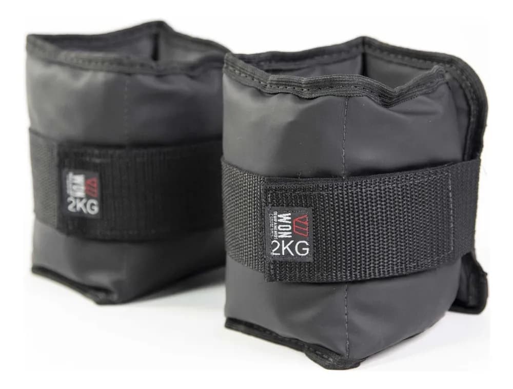 Caneleira Tornozeleira Peso 2kg Profissional Velcro Preta Won Exercício — review e melhor preço | gymcerto