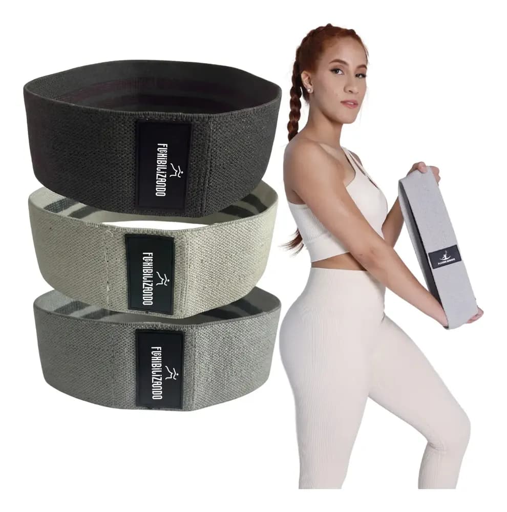 Kit 3 Mini Band de Tecido Hip — Flexibilizando — review e melhor preço | gymcerto
