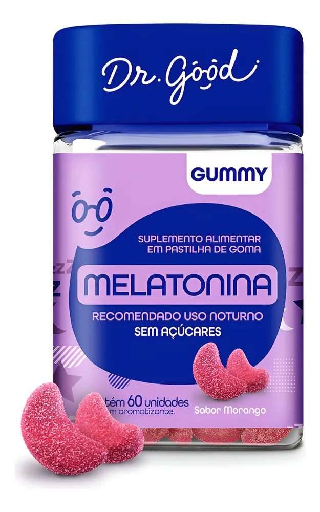 Melatonina Dr Good Fini Goma Sabor Morango, 60 Unidades, para Dormir — review e melhor preço | gymcerto