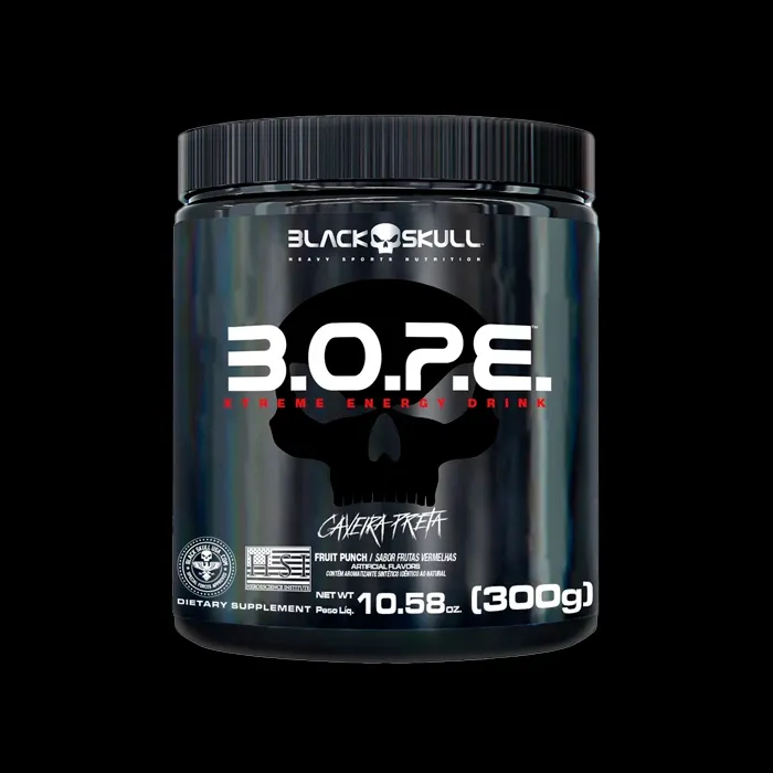 Pré-Treino Black Skull BOPE Caveira Preta 300g — review e melhor preço | gymcerto