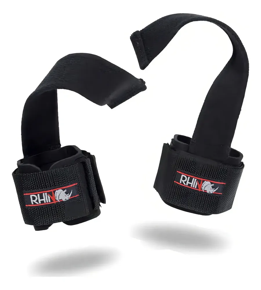 Rhino Strap 100% Algodão Tala com Munhequeira Macia para Musculação — Par — review e melhor preço | gymcerto